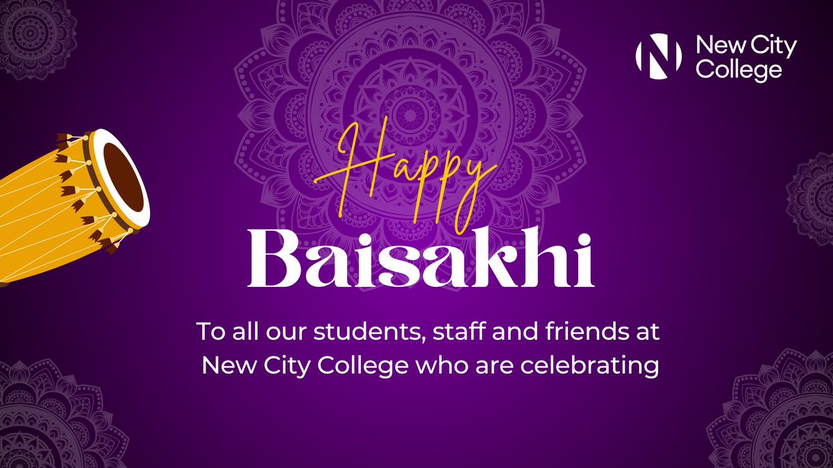 New City College sends warm wishes to our staff and students celebrating Baisakhi! Baisakhi is a vibrant Sikh festival marking the Sikh New Year. It's a time of joy, gratitude, and reflection, celebrated with traditional music, dancing, and feasting.