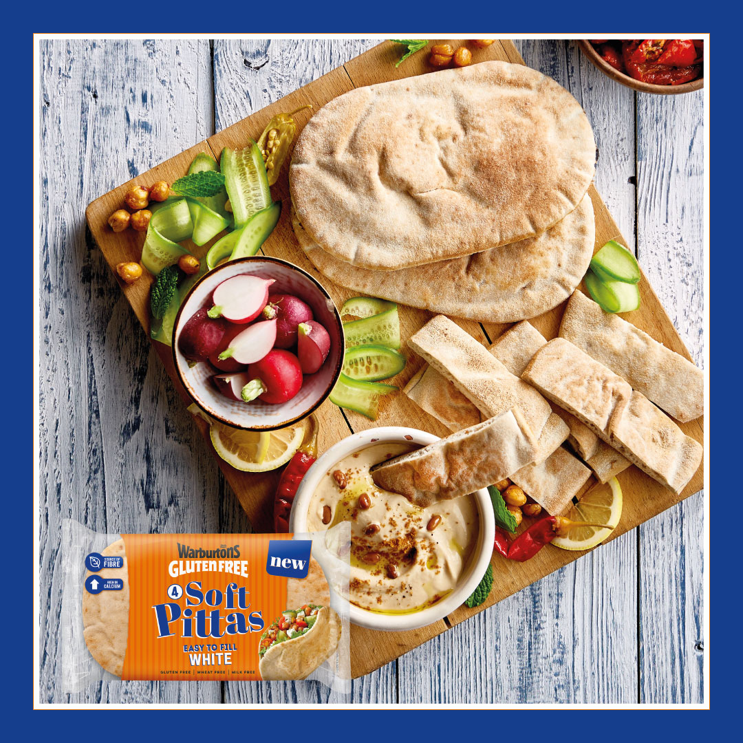 Time to get a ‘pitta’ the action! Introducing our brand new Gluten Free Pittas. They’re super soft, easy to fill and delicious eaten hot or cold! 🧡

Now available in Asda, Sainsbury’s, Ocado, and to buy direct from us.
Who’s excited? 🙌

#itsglutenfreehonest