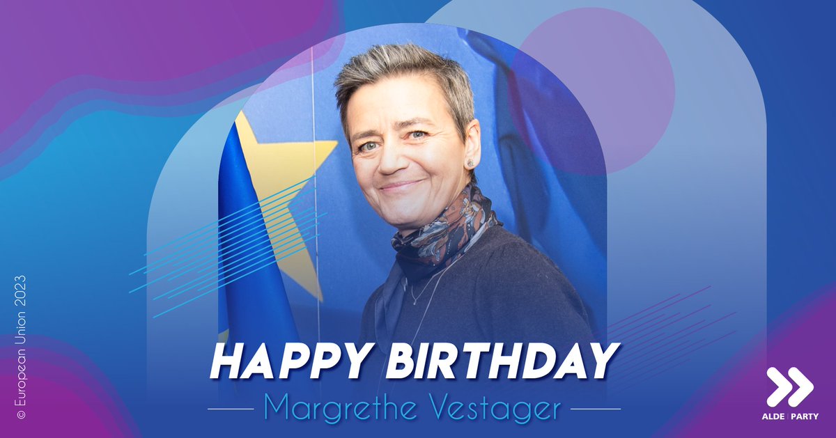 Happy Birthday to @vestager! 🎂