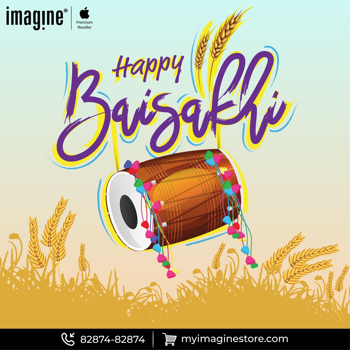 May this auspicious day bring joy and prosperity to you and your loved ones. Happy Baisakhi from @ImagineApplePR! #Apple #Tresor #Imagine #Baisakhi #HarvestSeason #Blessings