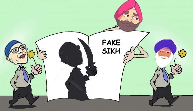 🚫 Fake Sikhs masquerading as Khalistanis, listen up! Real Sikhs don't promote terror or division. Your twisted ideology doesn't represent us. Time to drop the charade and embrace true Sikh values of love and unity! #RejectHate #RealSikhPride