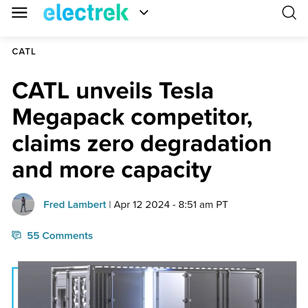 The CATL battery without initial degradation for five years is now also available for grid storage systems.