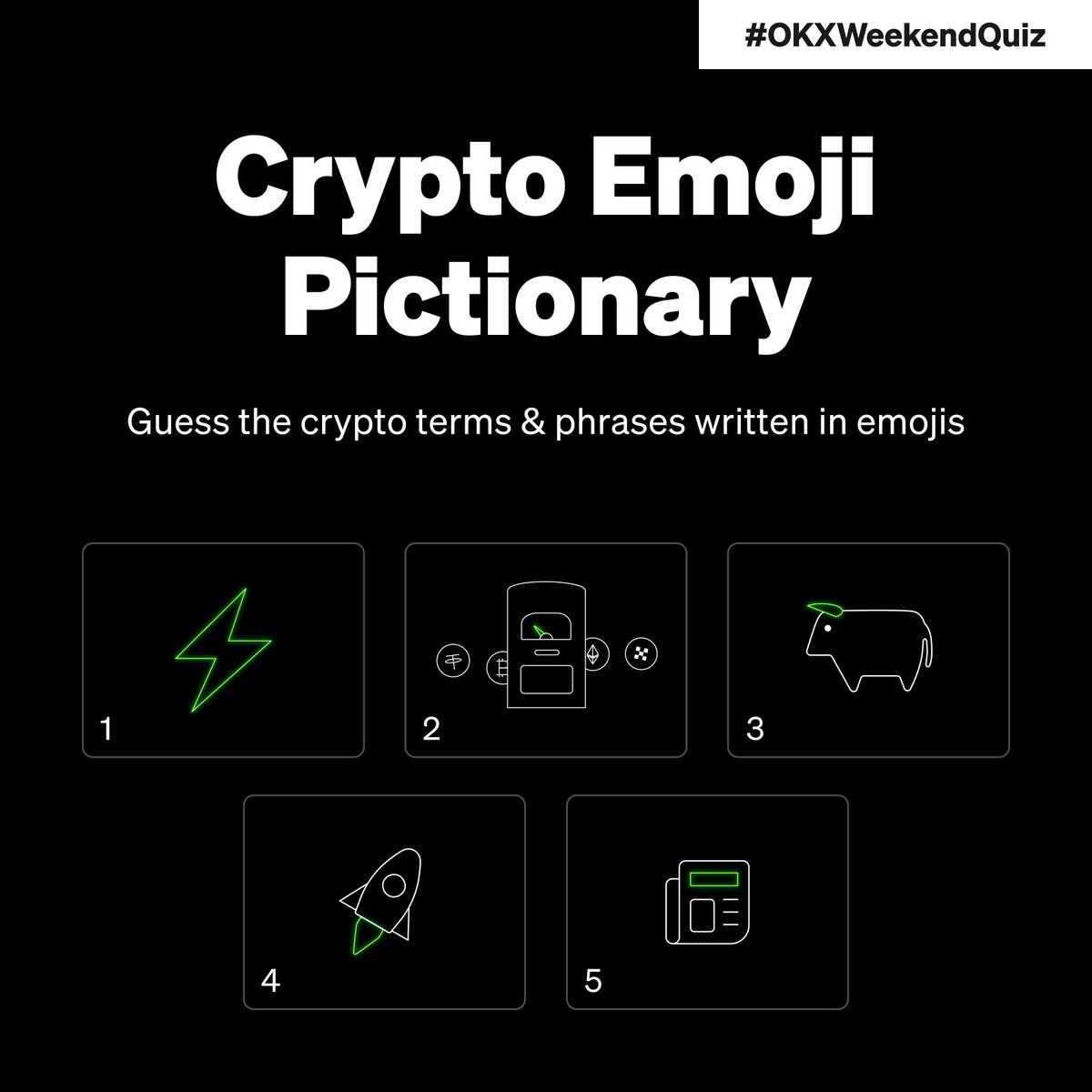 👋 Win 5️⃣0️⃣0️⃣ USDT with the #OKXWeekendQuiz  🎉

Enter now:
⚫️ Follow @okx
⚫️ RT + comment your answer
⚫️ Fill: giv.gg/quiz142