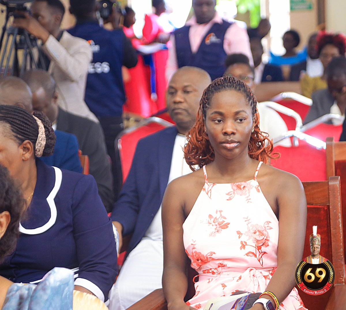 Omumbejja Katrina Ssangalyambogo naye waali mu kusinza e Najjanankumbi okw'okujaguza emyaka 69 egy'obulamu hwa Ssaabasajja Kabaka Ronald Muwenda Mutebi II. #KabakaAt69