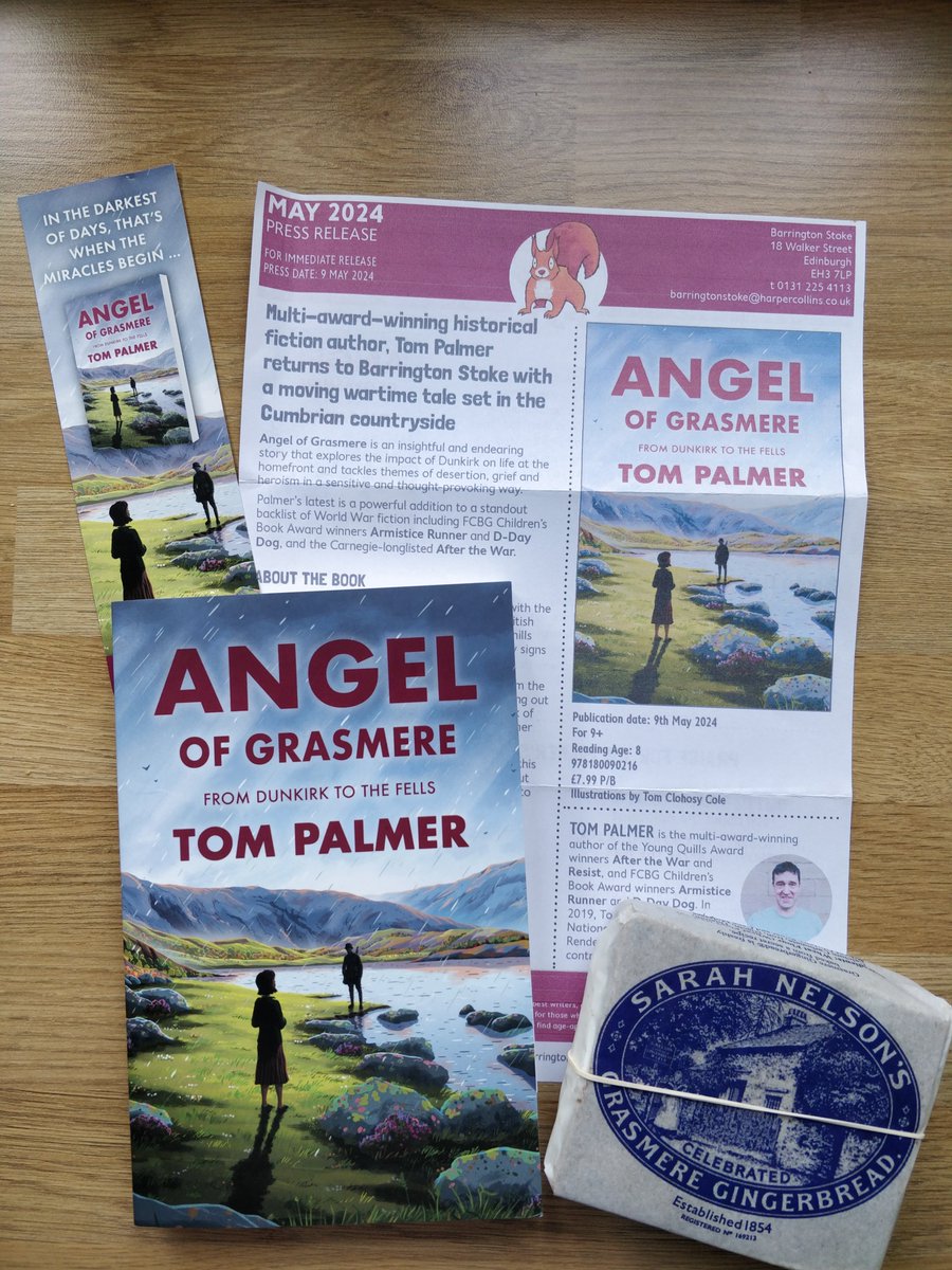 Thank you @tompalmerauthor for this perfect start to my weekend. The Angel of Grasmere is published in May and it's a privilege to receive an early copy. All Tom's books are full of empathy and thoughtful understanding and I'm so looking forward to reading this one.