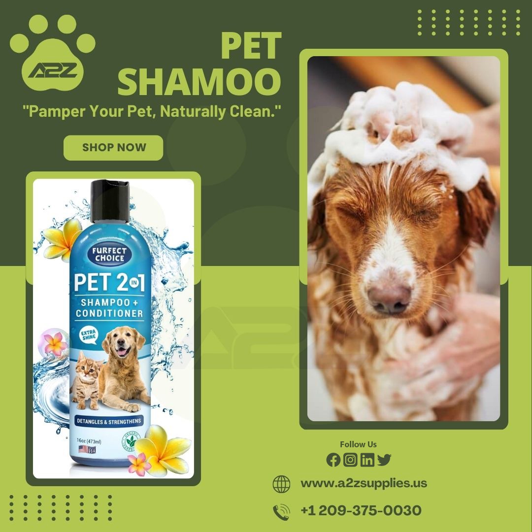 Pet Shampoo to pamper your pet's natural cleaning.
.
.
.
.
#a2zsupplies #petcare #ShopNow #twitterpost #twittermarketing #twitterpage #twitterclaret.