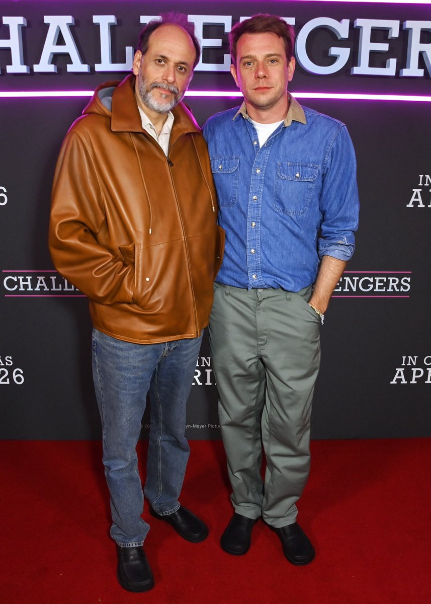 Creative director Jonathan Anderson and Luca Guadagnino to attend the 'Challengers' Screening in London. #LOEWE