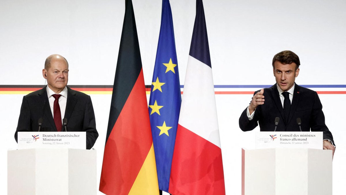Olaf Scholz et Emmanuel Macron pour un 'rééquilibrage' de la relation commerciale avec la Chine f24.my/AFwu.x