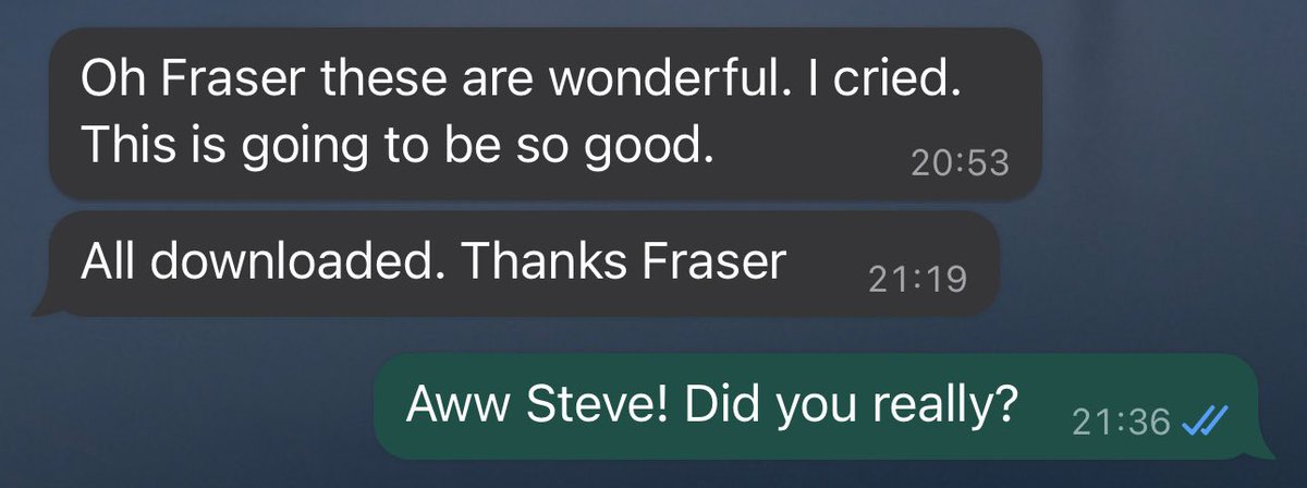 We sent our composer some of the footage from the first weekend. This is the response we’re after! #supportindiefilm