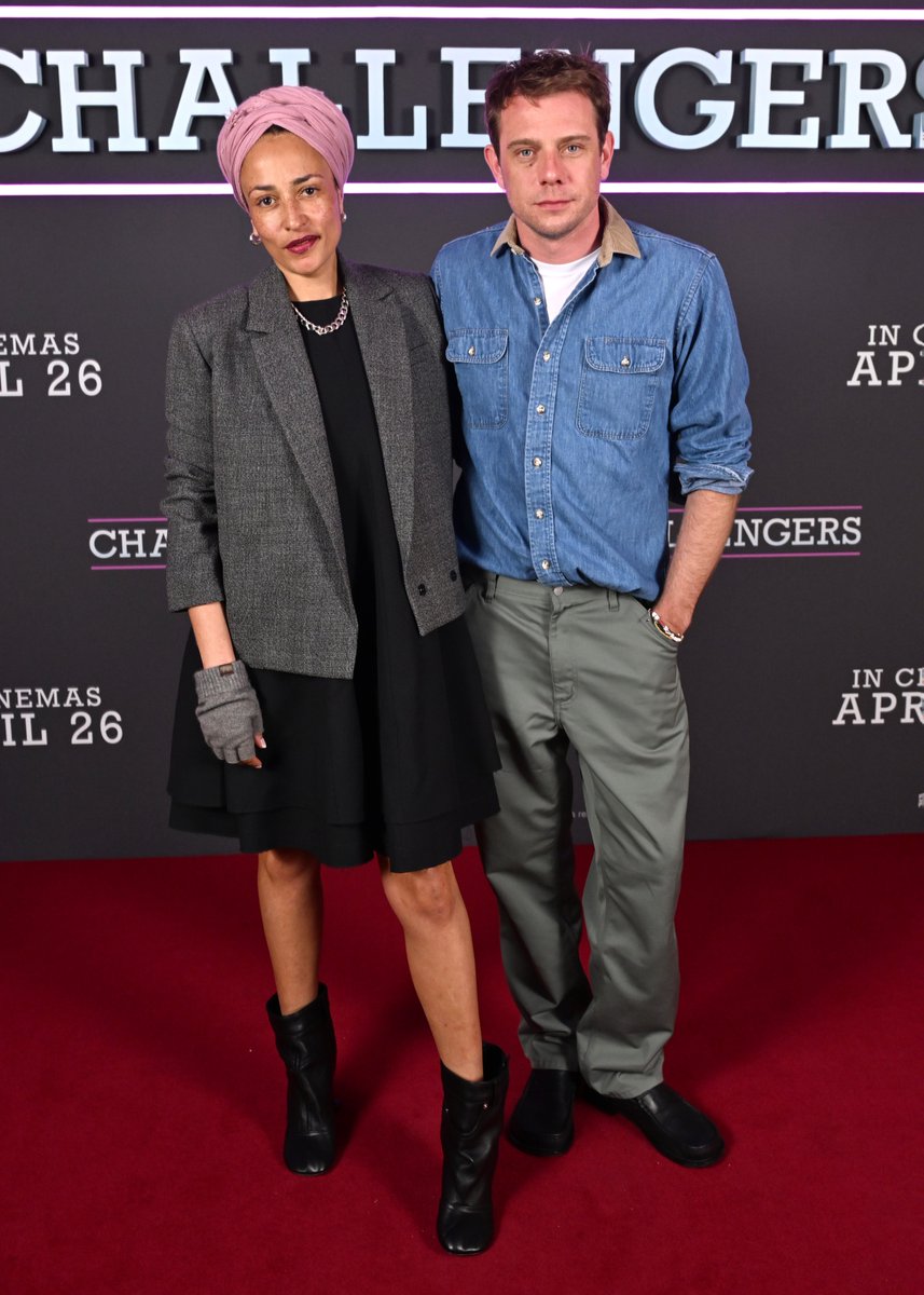 Creative director Jonathan Anderson and Zadie Smith to attend the 'Challengers' Screening in London. #LOEWE