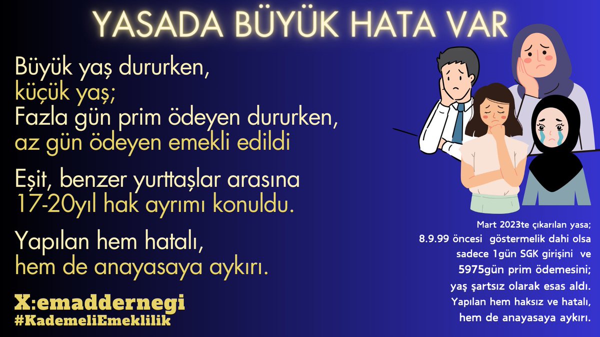 @isikhanvedat Çok büyük hata çok büyük haksızlık var siz görmezden geldikçe dünya duyacak. #KademeyeBaharGelsin @AYMBASKANLIGI 📢 @ali_hakan_kara @genc_nurullah @yfatihkarahan @memetsimsek @karmuhsin @sibeltokgoz @isikhanvedat @zeynepyildiztr