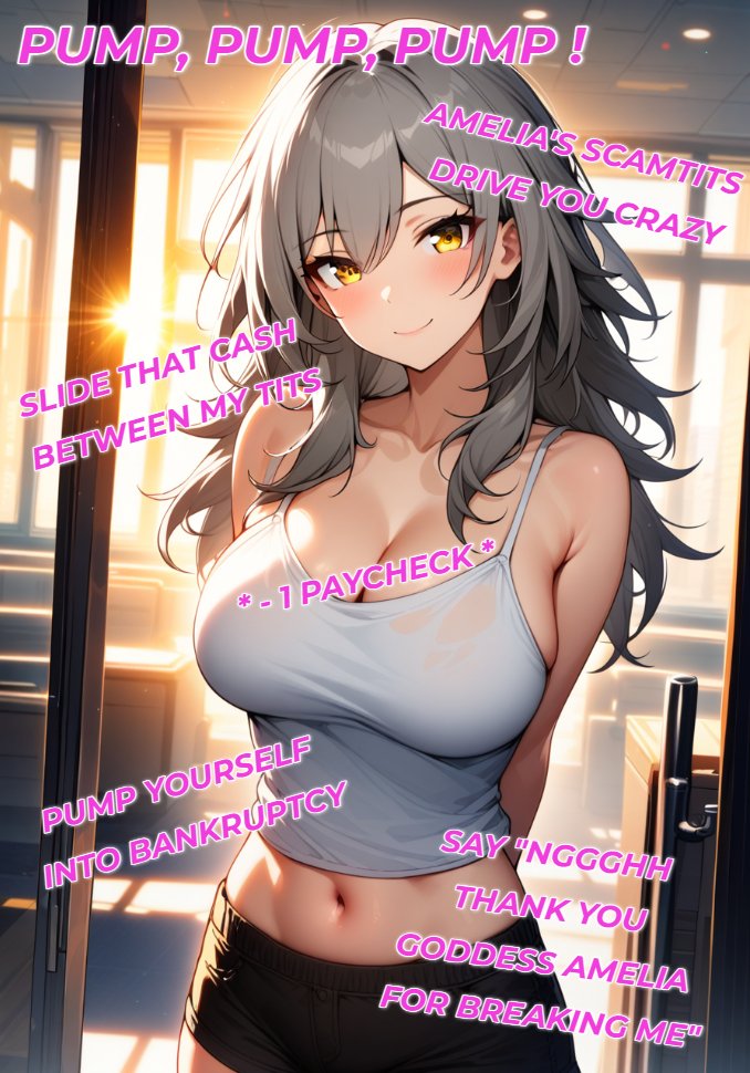 Lose2Amelia's tweet photo. A beautiful sunray shining around my curves, keeping your eyes focused where they should be; right on my perfect 𝕤𝕔𝕒𝕞𝕥𝕚𝕥𝕤. 🤭

Pay the staring tax, loser. And make sure your disgusting drool don't ever touch my amazing body. ~🎀💕

Amelia deserves it all. Lose to Amelia. https://t.co/75jC1UMhEG