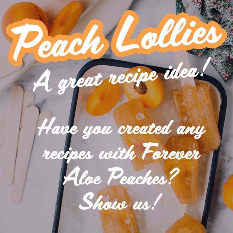 Wow what a coolrecipe idea!
This would be so refreshing on a hot day - and great for the kids to have too!
You must all have thought of some awesome ideas for using your Forever Aloe Peaches, if so- tell us! 
#AloePeaches #Peach #AloeVeraGel #ForeverLiving