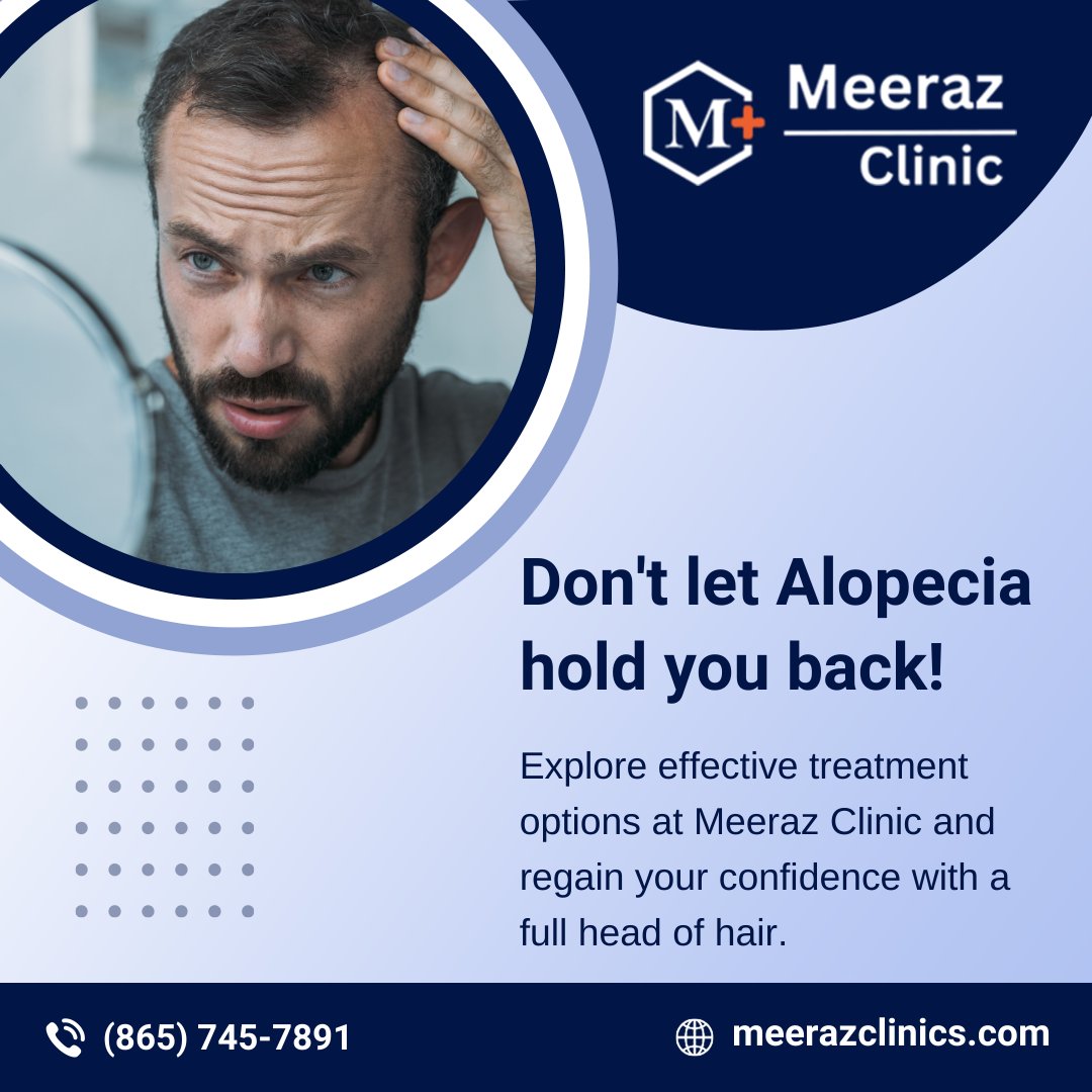 Regain your confidence and embrace a full head of hair with Meeraz Clinic! Visit meerazclinics.com and say goodbye to Alopecia today. 🌟
.
.
#AlopeciaAwareness #HairRestoration #ConfidenceBoost #MeerazClinic #HairGoals #SelfLove