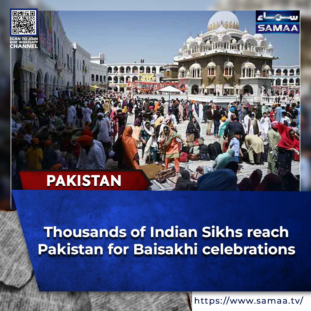 Read more: samaa.tv/2087312961

#Baisakhi #BaisakhiCelebrations #Baisakhi2024 #BaisakhiFestival #NankanaSahib #HassanAbdal #Wagah #India #pilgrimage #yatra