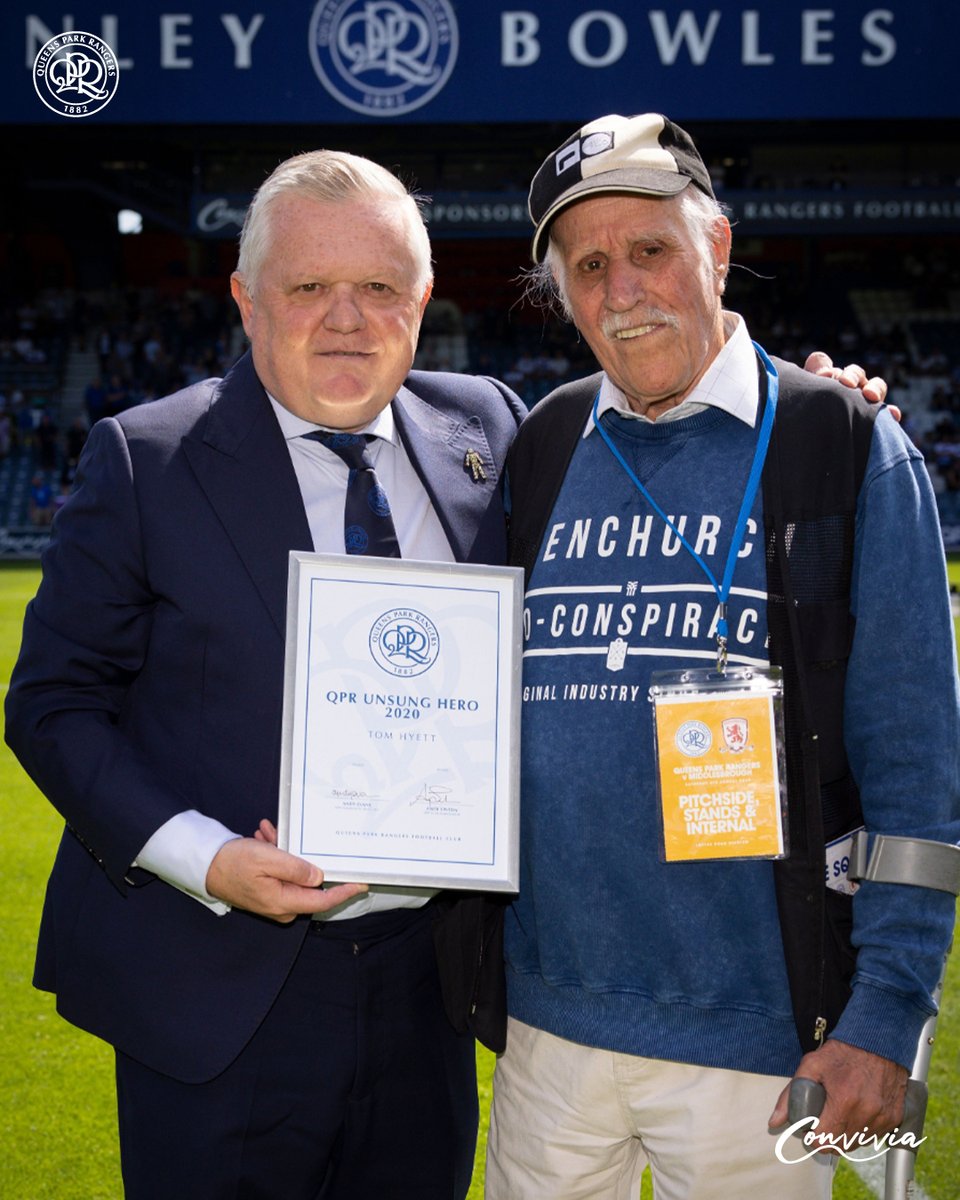 Remembering Tom 💙🤍

We are saddened to hear of the passing of Tom Hyett who has been a steward and friendly face at Loftus Road for over 58 years.

May he rest in peace 🕊
