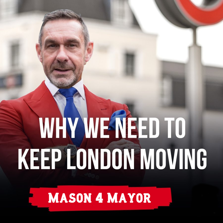 We need a Mayor of London who's a proper London geezer, a cheeky chappy who knows London intimately. That man is London boy @paulmasonnews. #Mason4Mayor