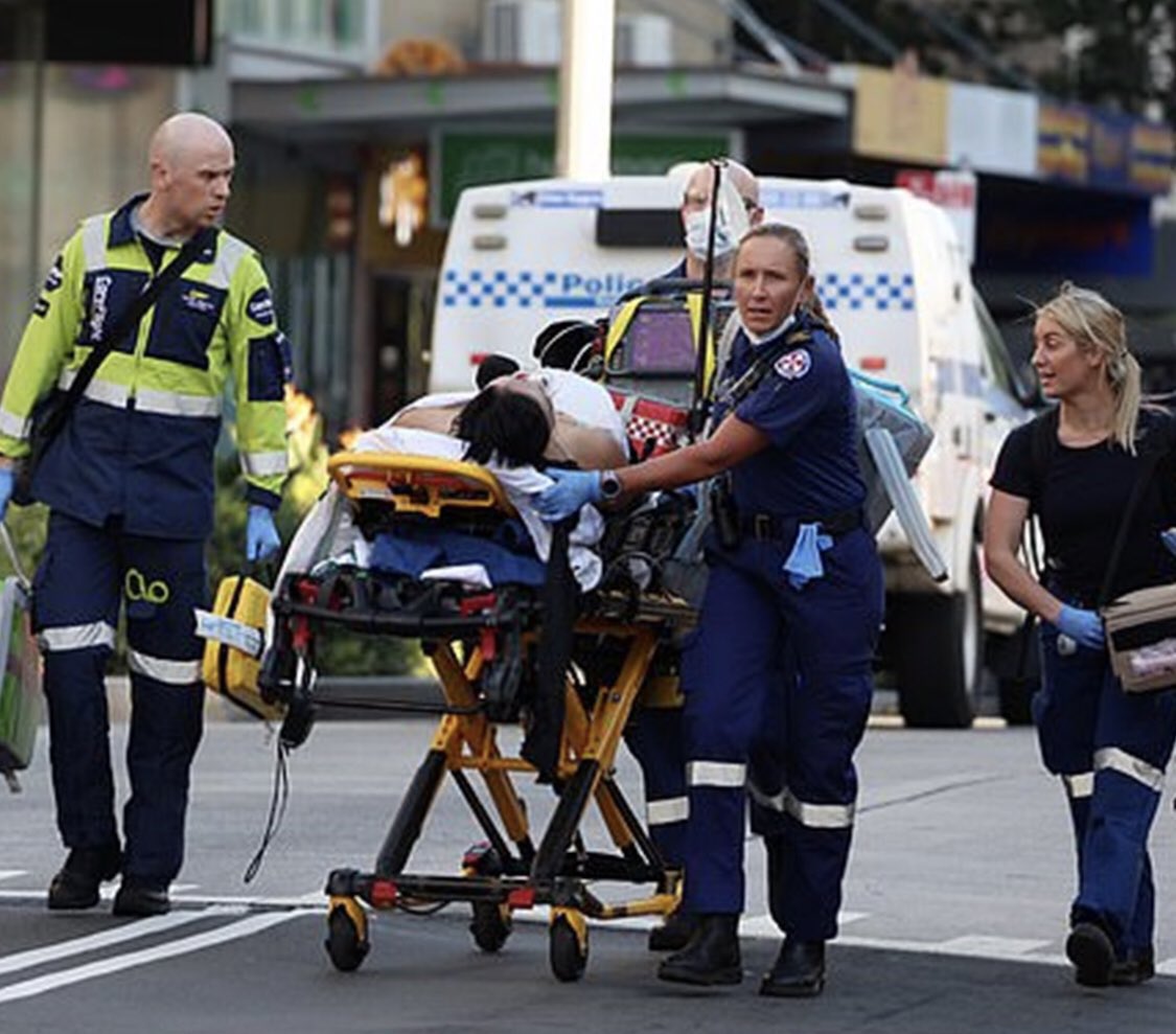 Bloodbath in #Sydney. Mass terror attack in Bondi Junction Westfield, one of the largest and busiest shopping malls in Australia. At least four murdered, with baby stabbed. Just pure evil, horror.