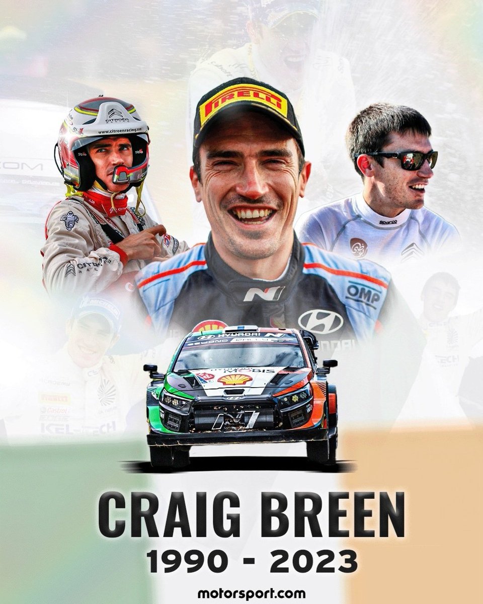 Remembering Craig Breen one year on from his passing 🙏☘️🇮🇪