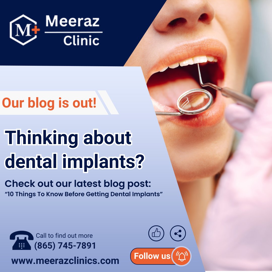 Considering dental implants? 💭 Dive into our latest blog post for the ultimate guide! Visit meerazclinics.com for expert insights.
.
.
#DentalImplants #OralHealth #SmileMakeover #DentalCare #ExpertAdvice #MeerazClinics