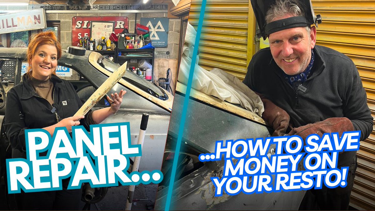 How to repair a rusty panel on a classic car - the cheap way! youtu.be/1Y6rApmYEP4