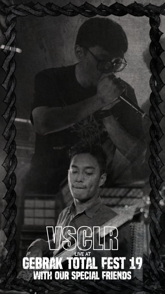 Gebrak Total Fest 19
Minggu, 14 April 2025
Genengsari, Kemusu, Boyolali
Sampai bertemu Bolo 🙏🙏
#vasculardeathmetal 
#LivorMortis