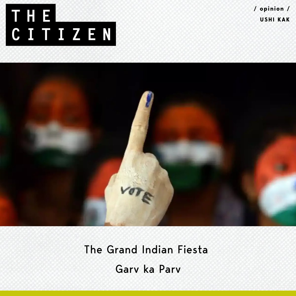 After being held up as a template of a vibrant democracy for years, despite the illiteracy of a large segment of its population, the mantle of Indian democracy looks a little tattered. USHI KAK writes: Read the full report here: shorturl.at/biyLY #elections2024