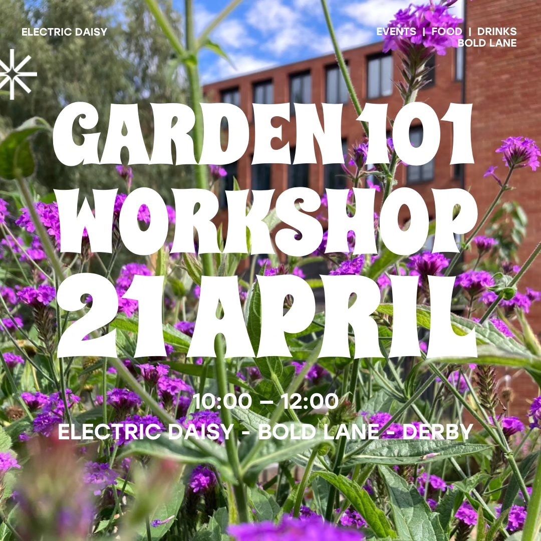🌿 Dive into the world of gardening at the Garden 101 Workshop! 📍Electric Daisy 📅 21 Apr Enjoy a morning filled with greenery, learning & fun. Whether you're a seasoned gardener or a complete novice, there's something for everyone to discover⬇️ visitderby.co.uk/events/garden-… #DerbyUK