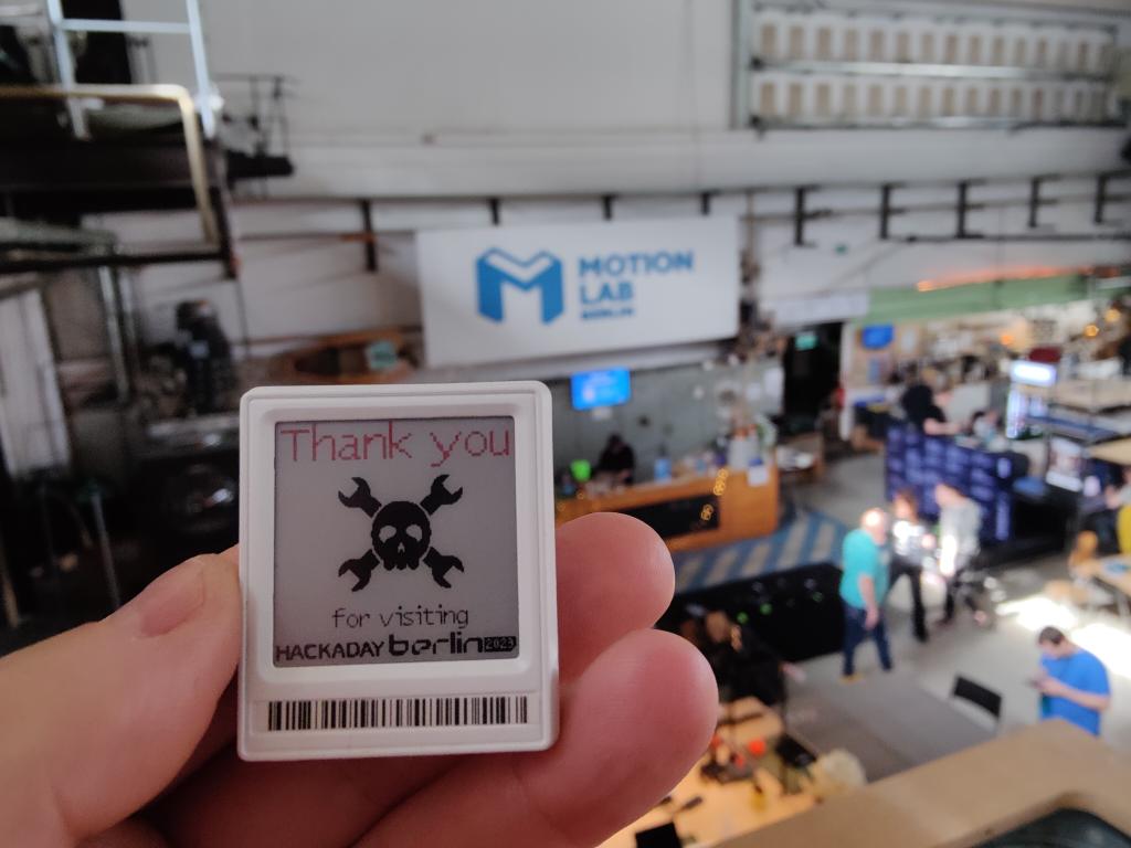 arturo182's tweet photo. What do you mean, I just arrived 😁 #HackadayBerlin https://t.co/klSeWVGFVx