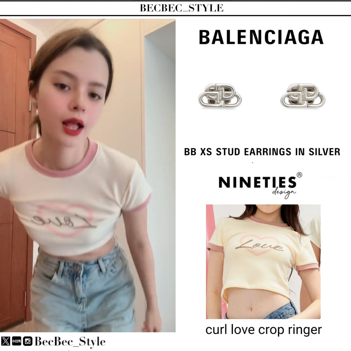 20240413 Cr: @AngelssBecky Tiktok 
.
Earrings: #BALENCIAGA
Tee: Nineties Design 
.
BECKY MISS SONGKRAN 
#ICONSIAMSongkranxBECKY
#BalenciagaxBecky
#Beckysangels