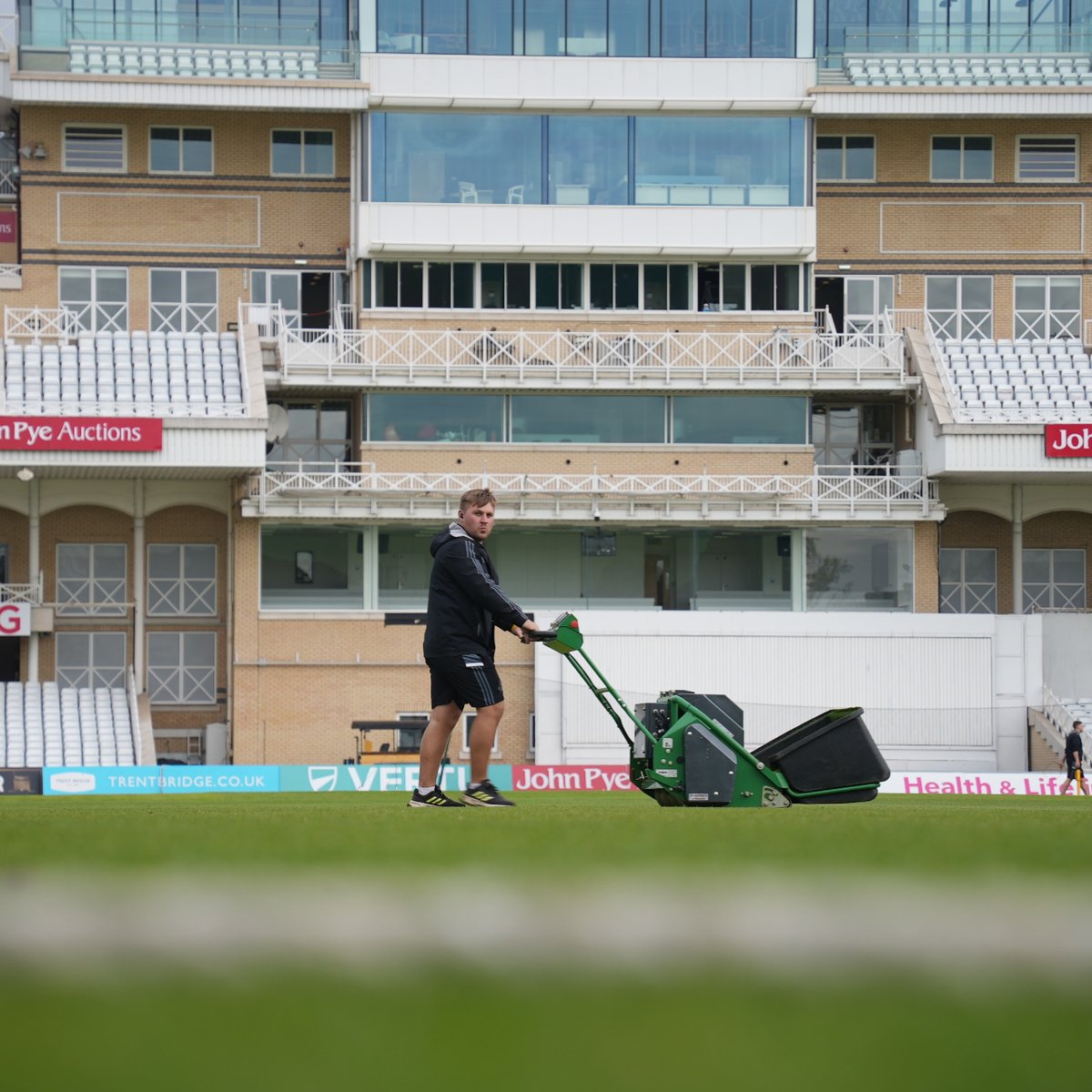 Another action-packed day awaits the Trent Bridge turf. 🌱 Welcome to #NOTWOR day two. ✌️ ℹ️ i.mtr.cool/tzfaxmoyks