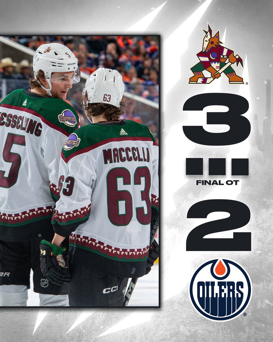 ArizonaCoyotes's tweet image. Final.