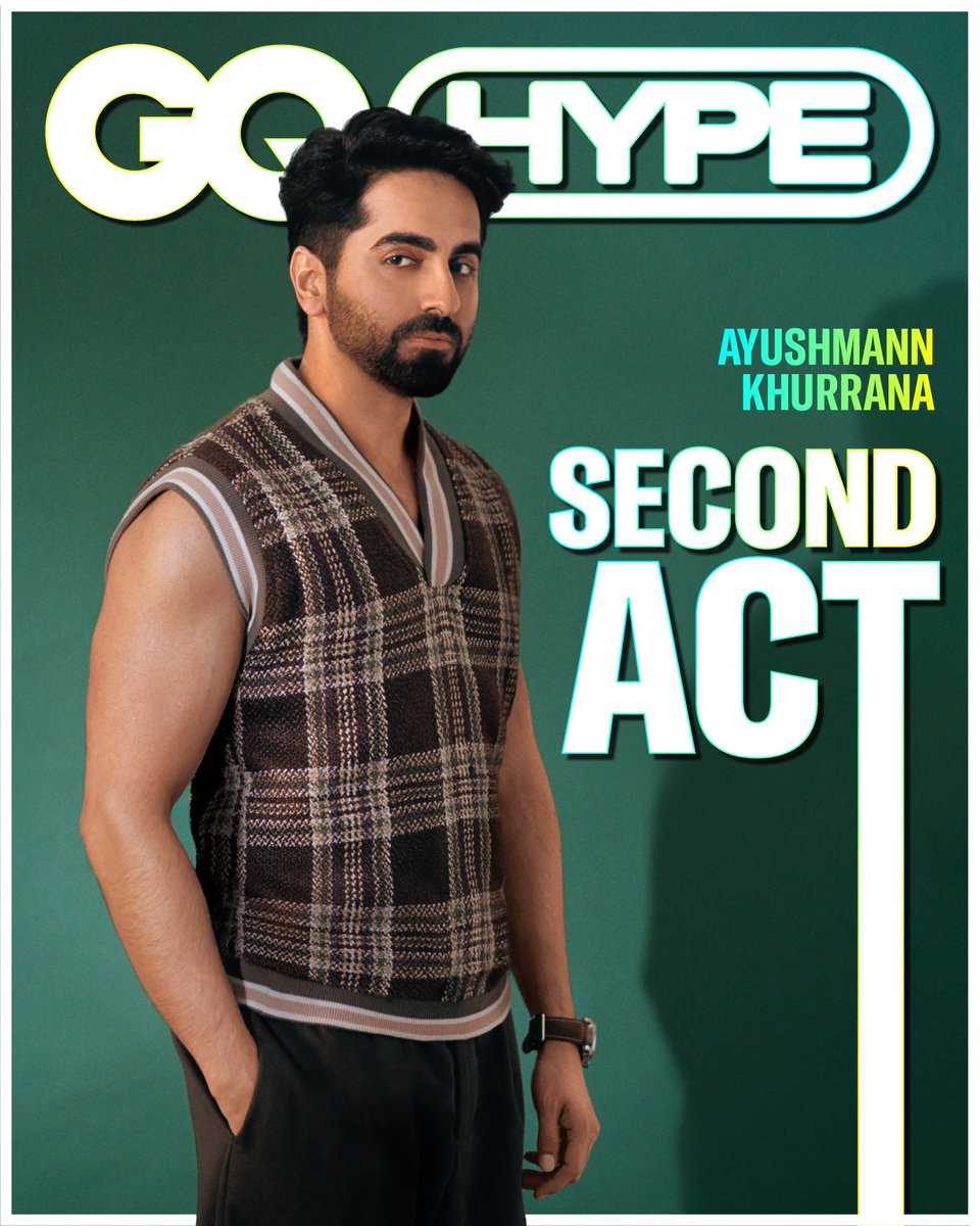 gqindia's tweet photo. #AyushmannKhurrana is breaking new ground. The multi-hyphenate creative has just signed a global music deal, has a new sound, and is doubling down on his social activism.

To find out what lies ahead for this talented actor, read his interview with GQ: https://t.co/zVpchoTHPu https://t.co/jngIptI3n2