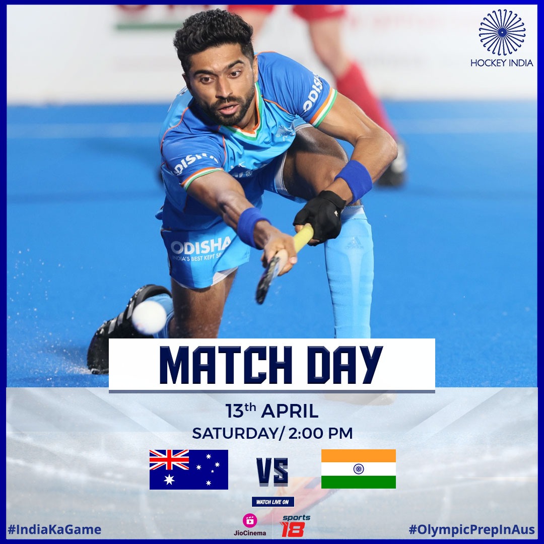 The boys are geared up for one final showdown. It's time to leave it all on the field and give our absolute best! 💪🏑 Australia 🇦🇺 vs India 🇮🇳 Catch all the action live on @JioCinema and @Sports18 (Sports18-3 and Sports18-1 HD).📲 #HockeyIndia #IndiaKaGame #IndianMensTeam…