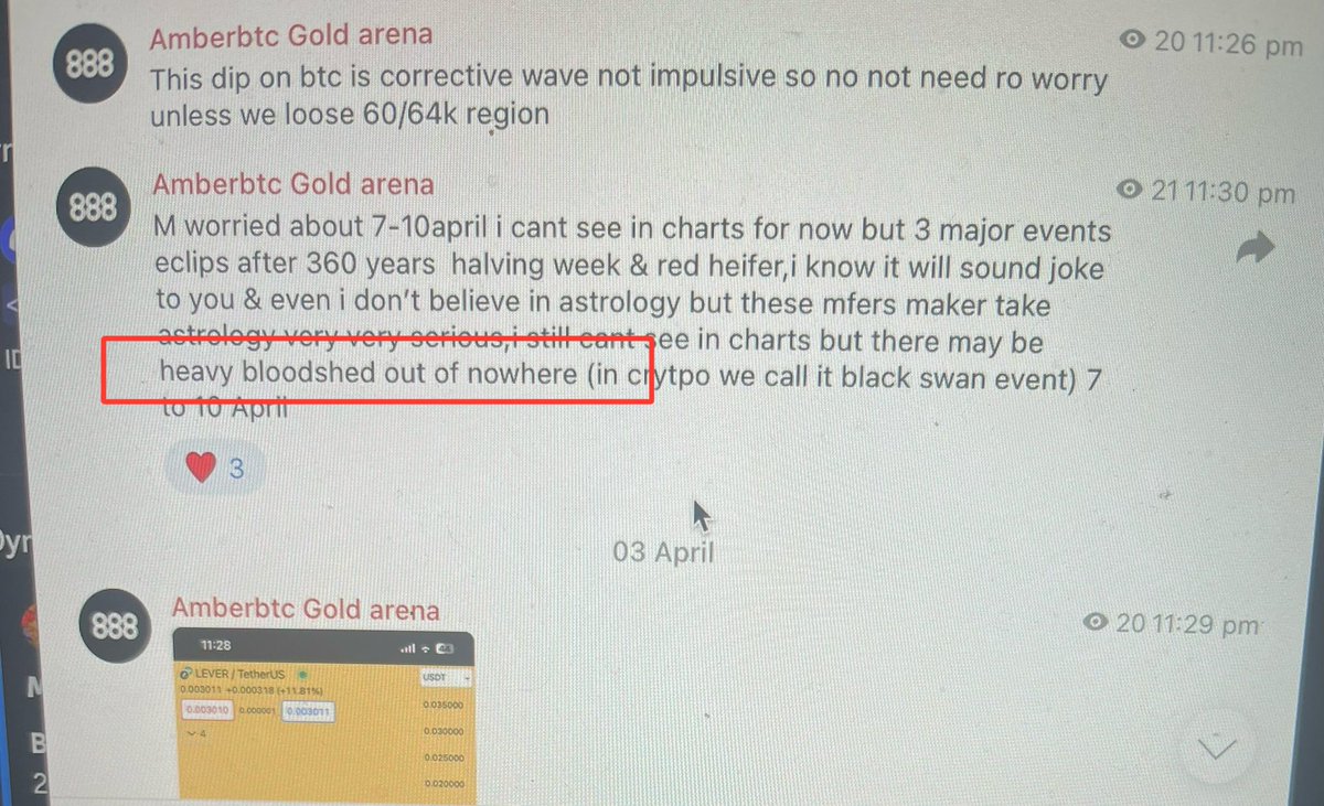 AMBERBTC888's tweet photo. Zoom in picture below 
It was predicted ,now dont sell bottom.ride wave

#btc #eth https://t.co/Z0vkeT5690