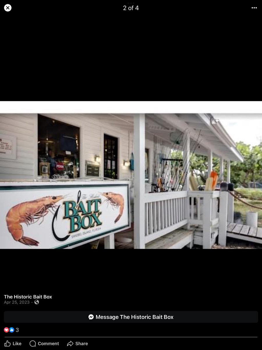 The Bait Box on Sanibel had their grand re-opening this week. #Sanibel #Ian #Baitbox