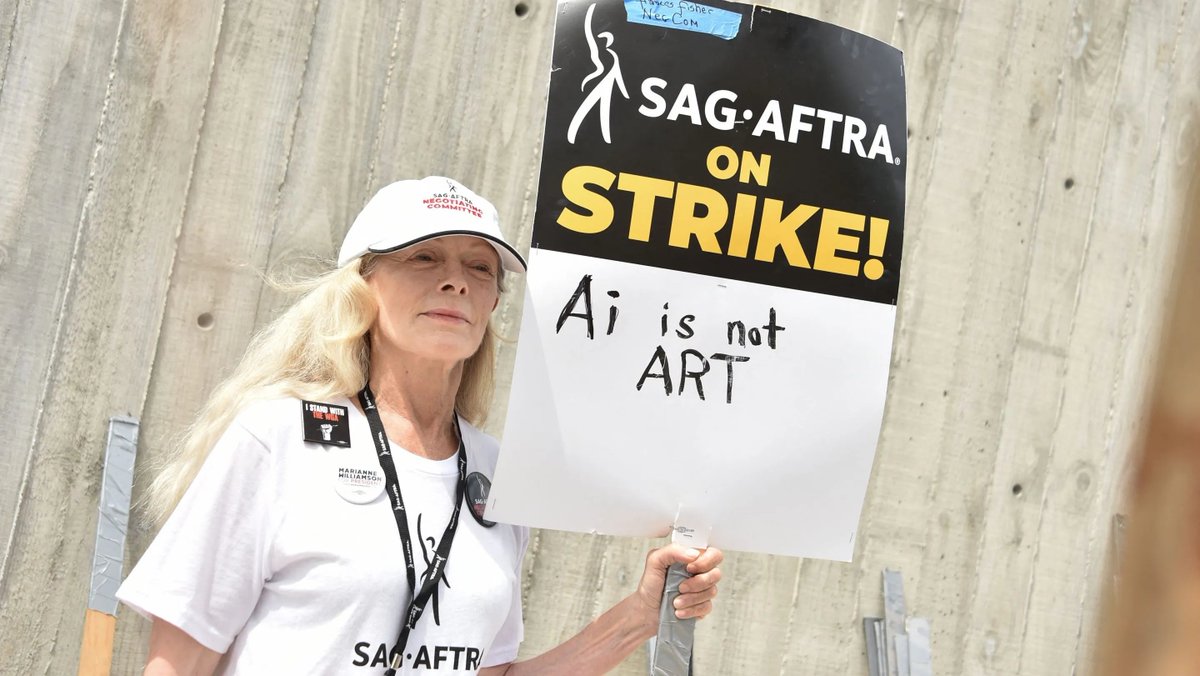 SAG-AFTRA union secures #AI protections for #artists in tentative deal with major record labels

#artistsontwitter #ArtificialInteligence 
#WarnerMusic #Sony