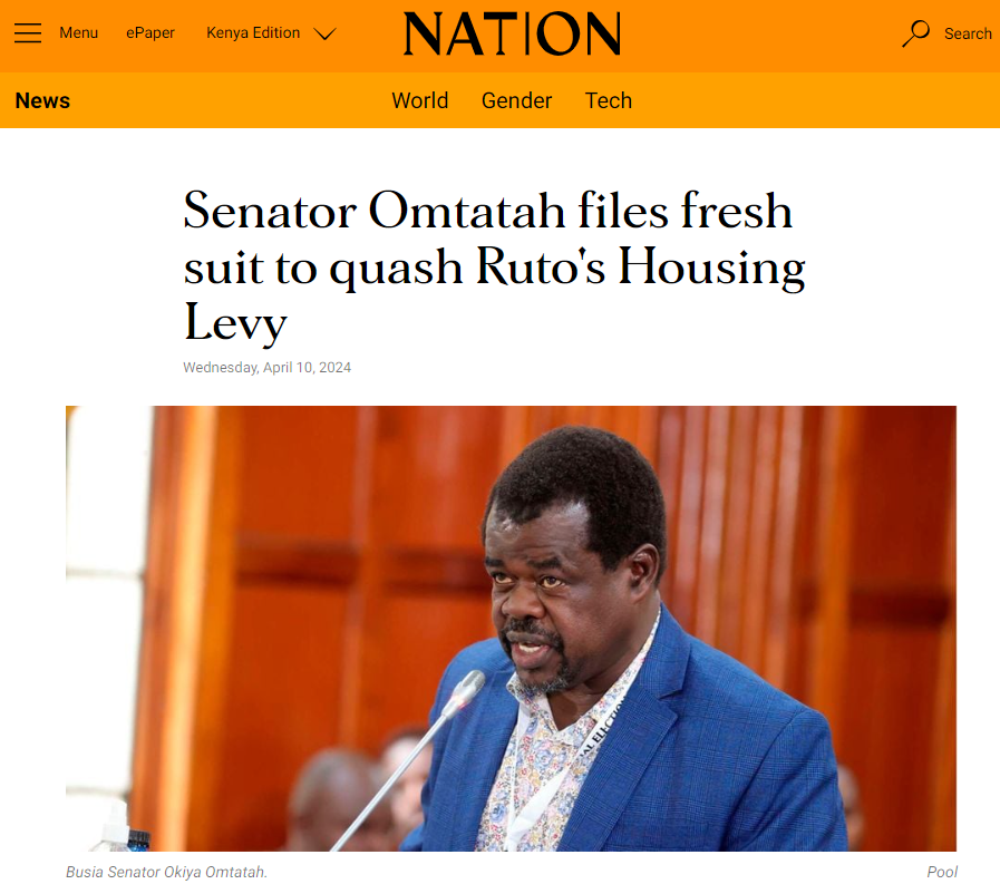 📌As People’s Champions and Constitution defenders Such as Senator @OkiyaOmtatah, consistently and courageously table petitions in court against the Affordable Housing Act 2024, here are, among but not limited to, Constitutional violations by the Act⚖️ check #ThreadAlert 🚨