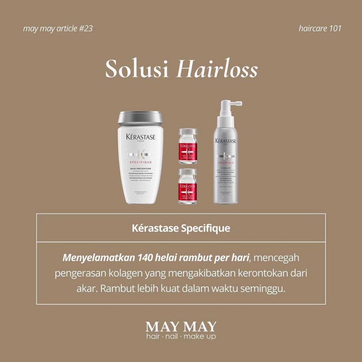 selama ini aku pake shampoo hairfall berharap rambut rontokku berkurang. udah gonta-ganti shampoo merek ini itu tapi tetep rontok, ga berkurang secara signifikan. trus pas kmrn ke may may salon, ternyata baru ketauan kalo aku ini hairloss BUKAN HAIRFALL 🥲🤏🏻