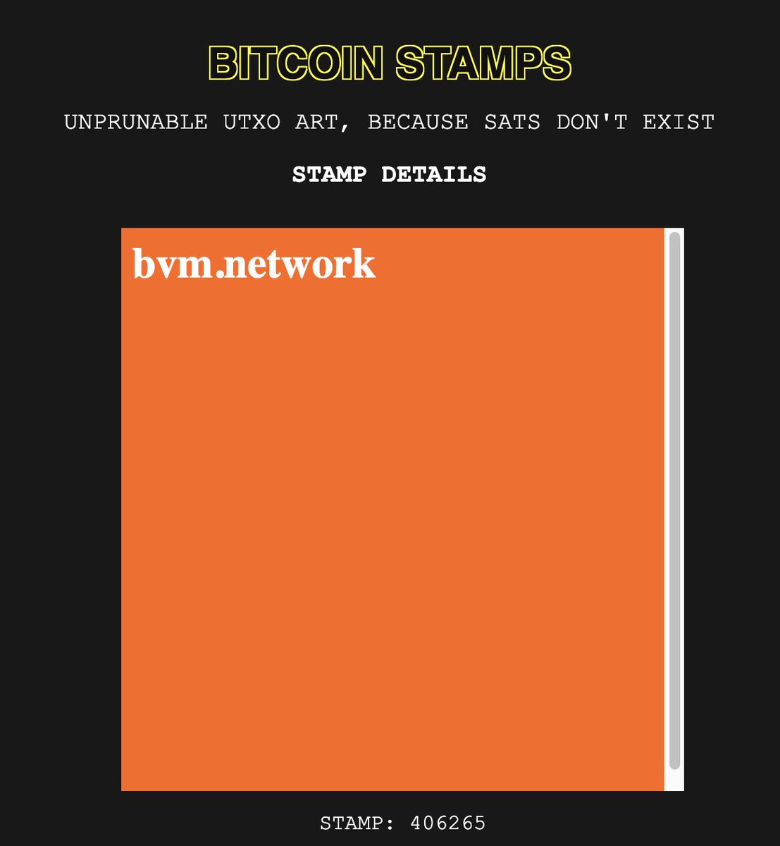 NEW UPGRADE: OLGA - STAMPS A big thank you to the @Stampchain team for their invaluable support in successfully updating OLGA for the Stamps Data Validity module on @BVMnetwork. OLGA encodes Stamp NFT data using P2WSH outputs, reducing transaction fees by over 70% compared to…