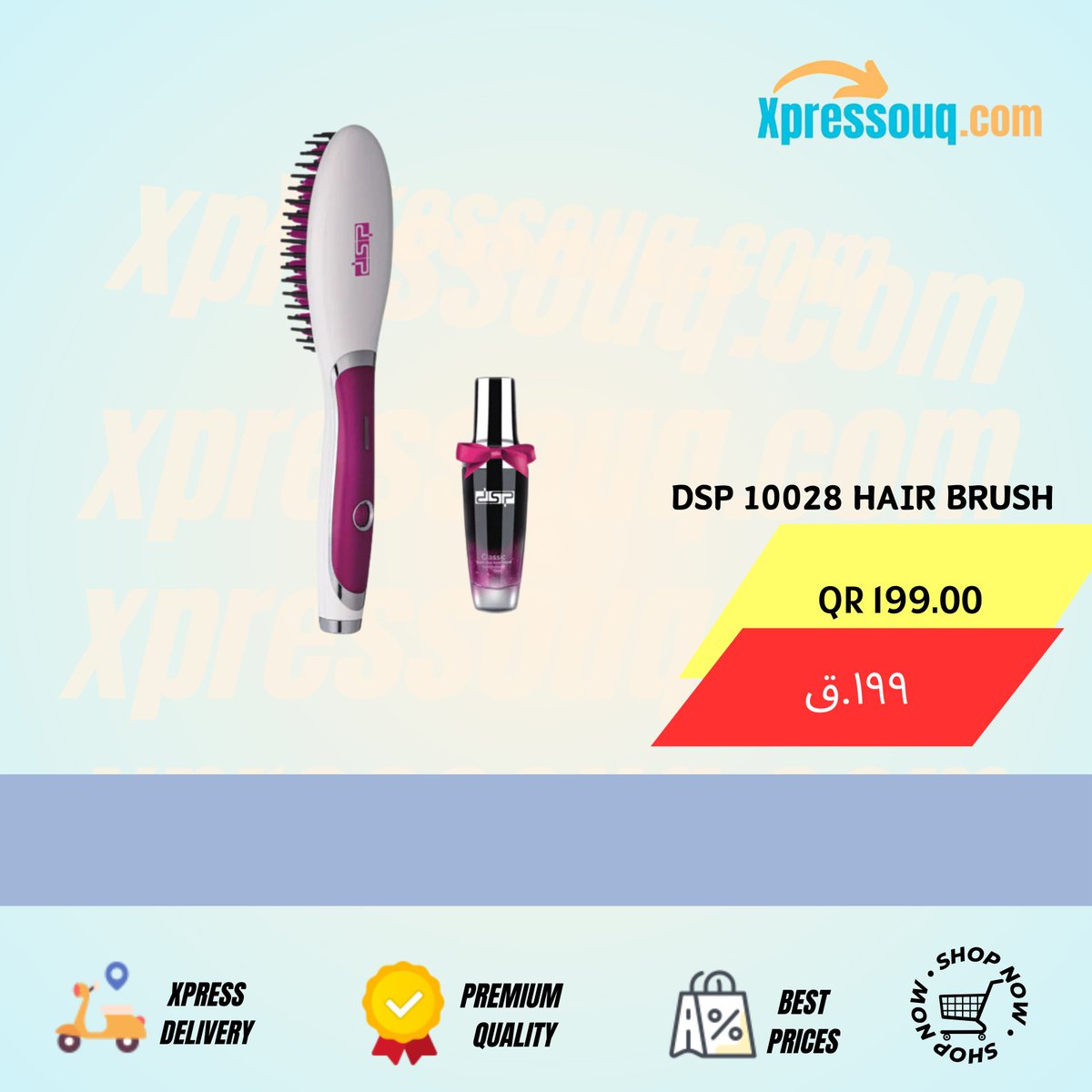 Smooth and Shine with DSP Hair Brush

🎯Order Now @ Just QR 199 only 🏃🏻‍
💸Cash on Delivery💸
🚗xpress Delivery🛻

xpressouq.com/products/dsp-1…

#DSPHairBrush #HairCareEssentials #HealthyHair #HairStyling #QatarBeauty #Hairbrushing #HairCareRoutine #SalonQuality #EverydayBeauty