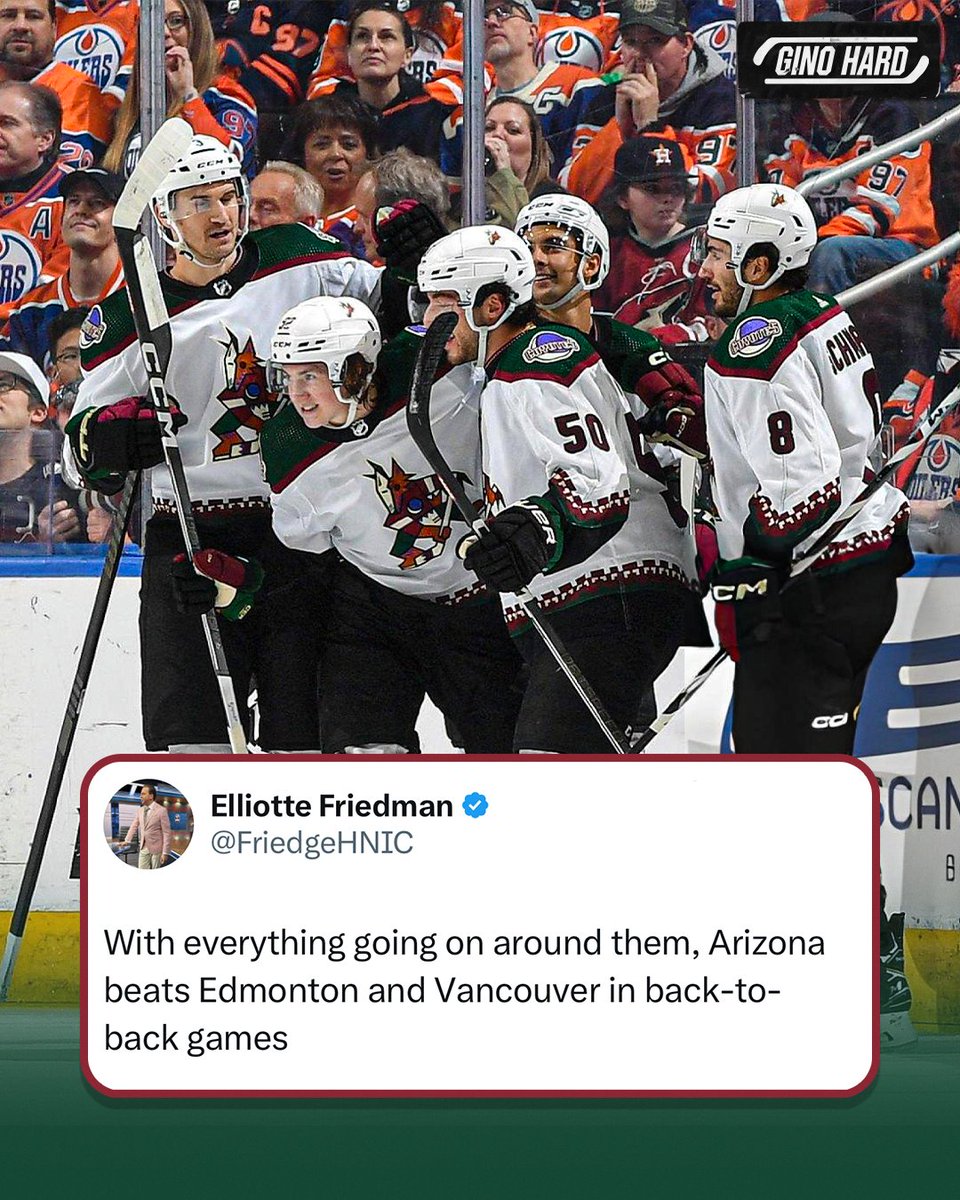 The Arizona Coyotes aren't giving up on the season despite news of their relocation 💪🌵