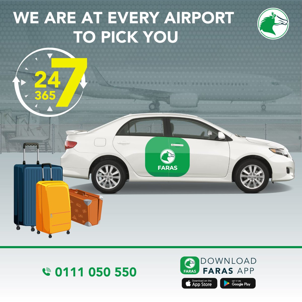 Faras cabs are present at every airport. Don't get stranded after landing or before proceeding to the airport. Open the Faras app and request for a Faras captain. #WeekendNaFaras @farasKenya