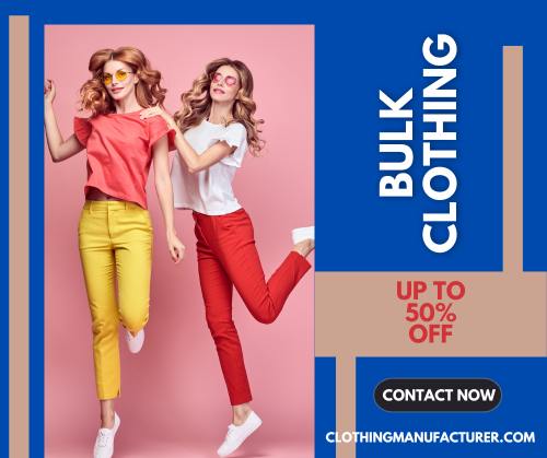 Enjoy Up To 50% OFF From Clothing Manufacturers - Upgrade Your Closet

Contact us : tinyurl.com/2tu6b9h5

#clothingmanufacturers #bulkclothingmanufacturers #wholesaleclothingmanufacturers #clothingmanufacturer #wholesaleclothingvendors #manufacturerforclothes