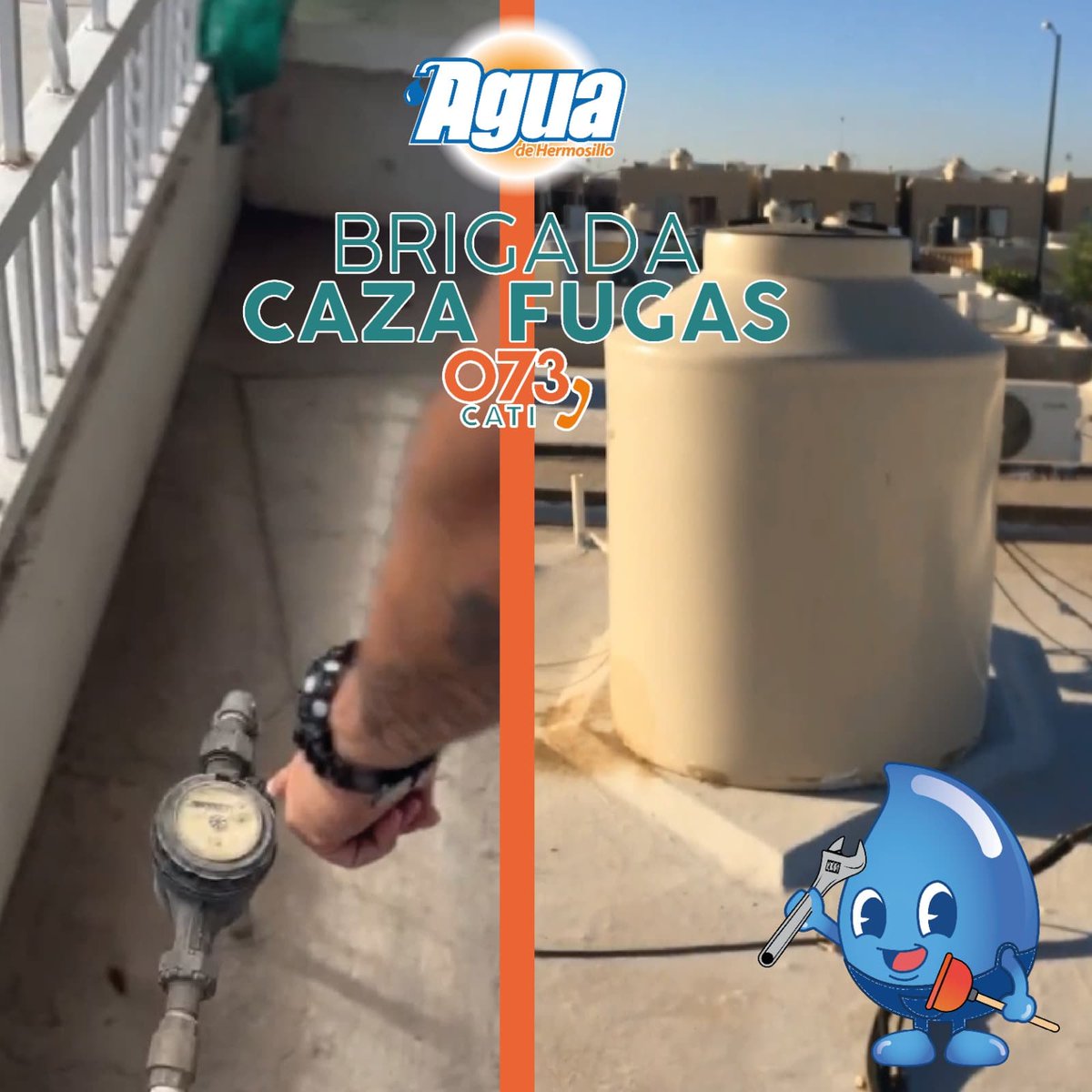 Estas recomendaciones de la Brigada Caza Fugas te ayudarán a garantizar un uso adecuado y seguro del tinaco, contribuyendo así a mantener un suministro de agua confiable y de calidad en el hogar: acortar.link/g2kxQZ