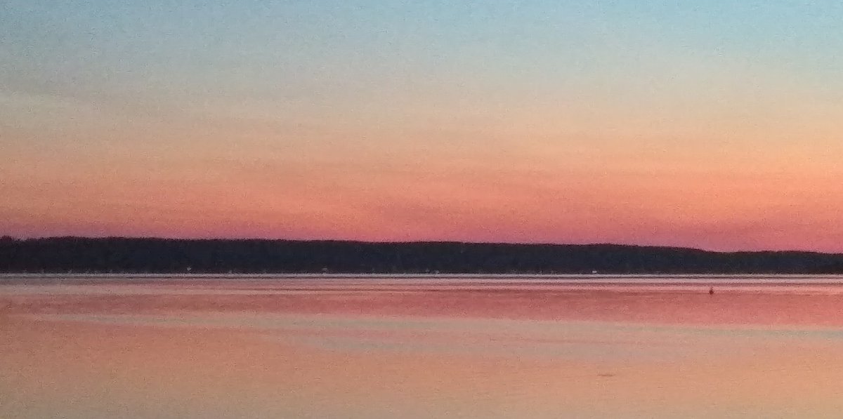 QP pastel shot Sunset Chautauqua Lake, NY