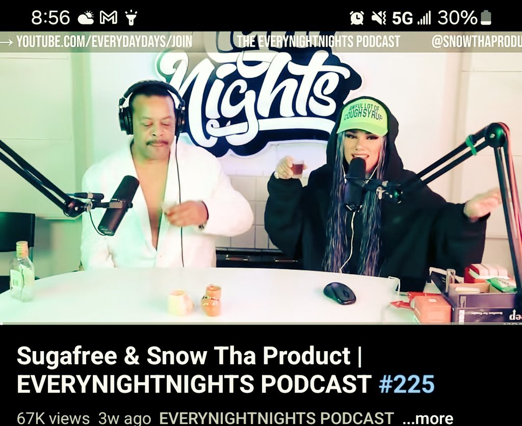 The interview I needed so glad that clip popped up on Facebook when it did.  Sugafree & @SnowThaProduct 👌🏿👌🏿👌🏿👌🏿😤