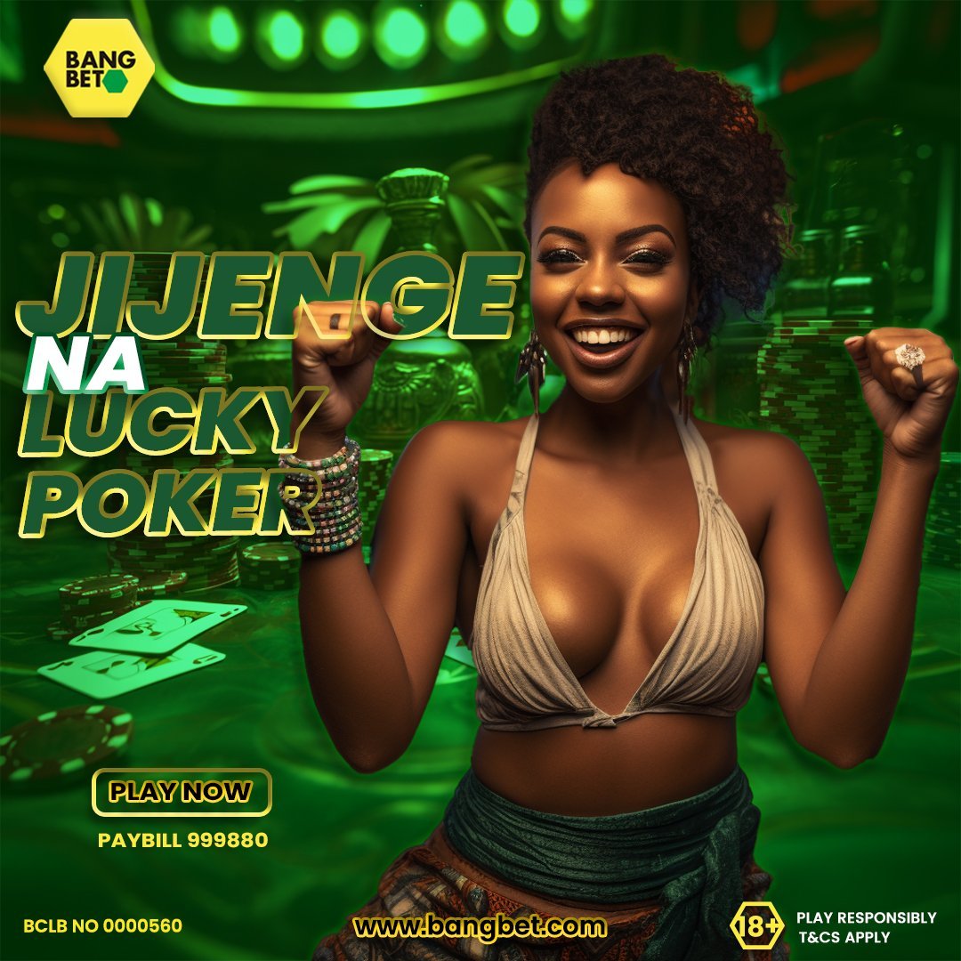 are you looking where you can play casino games ? @BangbetKE has a variety of games ... imagine of playing and winning bearing in mind that kila mtu ni mshindi join fellow casino game lovers via link bangbet.com use referel code ; JUJ254