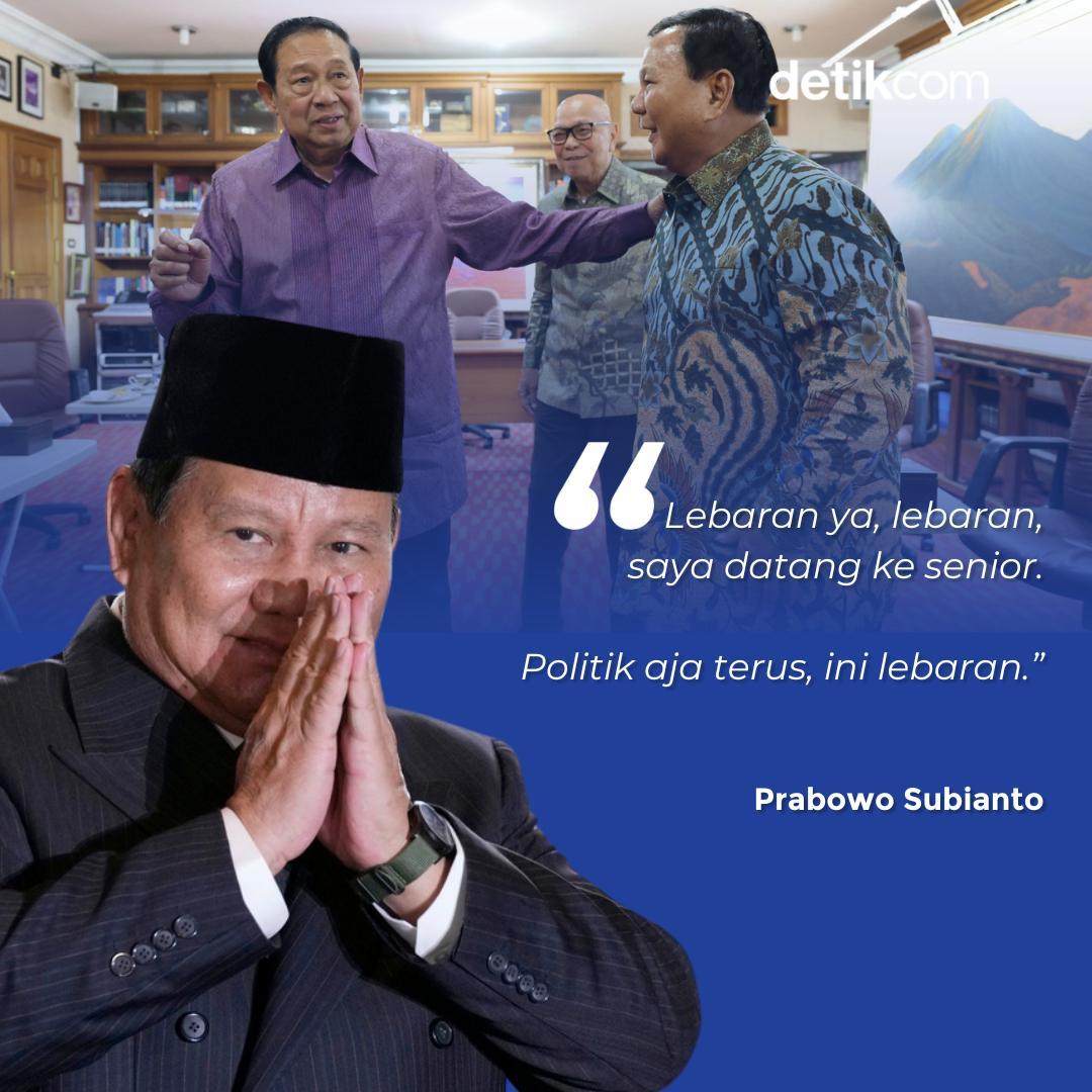 Presiden terpilih periode 2024-2029, Prabowo Subianto berkunjung ke kediaman Susilo Bambang Yudhoyono di Puri Cikeas, Jawa Barat. Prabowo mengungkapkan maksud kedatangannya ke kediaman SBY! >> dtk.id/N0FIXE #detikcom #prabowo #SBY