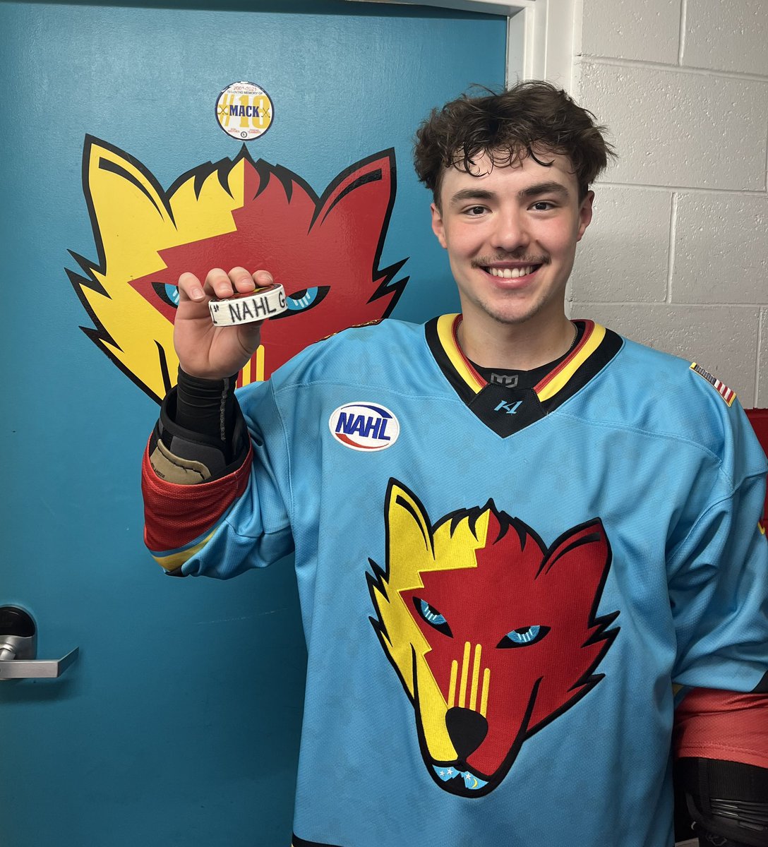 Congrats to forward Johnny Johannson for scoring his first career NAHL goal tonight !